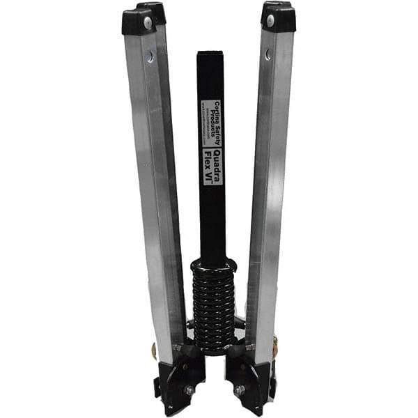 PRO-SAFE - 1-1/2' High, Traffic Sign Mounting Hardware - Aluminum, Compatible with 66" High x 48" Wide Signs, Silver - USA Tool & Supply