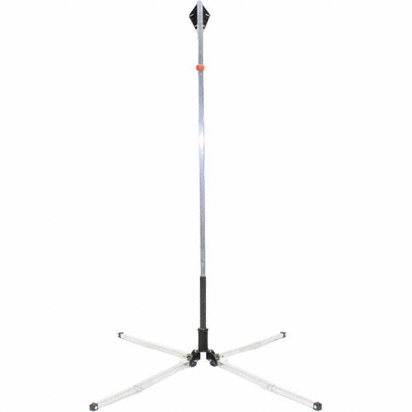 PRO-SAFE - 1-1/2' High, Traffic Sign Mounting Hardware - Aluminum, Compatible with 66" High x 48" Wide Signs, Silver - USA Tool & Supply