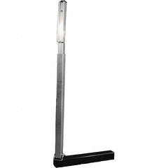 PRO-SAFE - 3.291' High, Traffic Sign Mounting Hardware - Aluminum, Compatible with 55" High x 48" Wide Signs, Silver - USA Tool & Supply