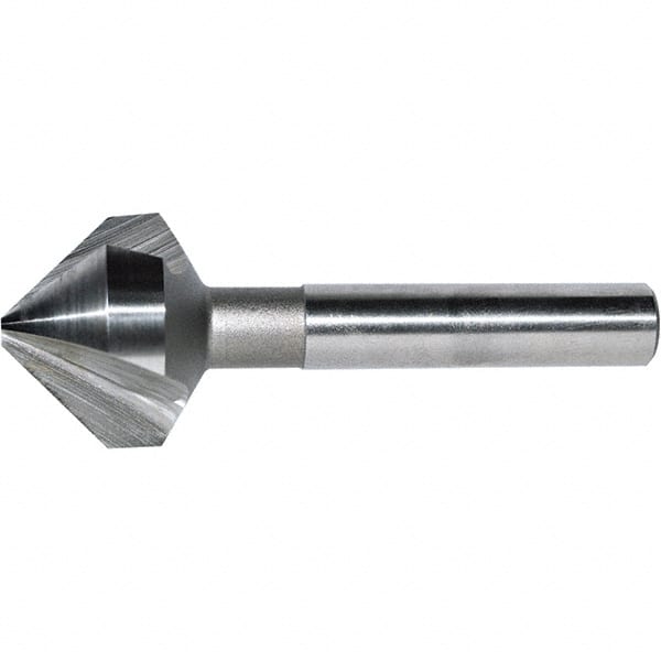 Keo - 3/8" Head Diam, 1/4" Shank Diam, 3 Flute 100° Cobalt Countersink - USA Tool & Supply