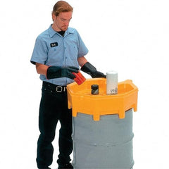 UltraTech - 9" High x 28" Diam, Polyethylene, Funnel - 5 Gal Drum/Pail Capacity - USA Tool & Supply