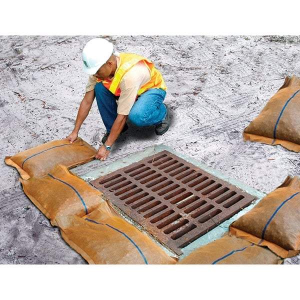 UltraTech - 750' Long" x 19" Wide Gravel Bag - Orange Geotextile, For Stormwater - USA Tool & Supply