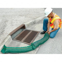 UltraTech - 750' Long" x 11" Wide Gravel Bag - Green Geotextile, For Stormwater - USA Tool & Supply