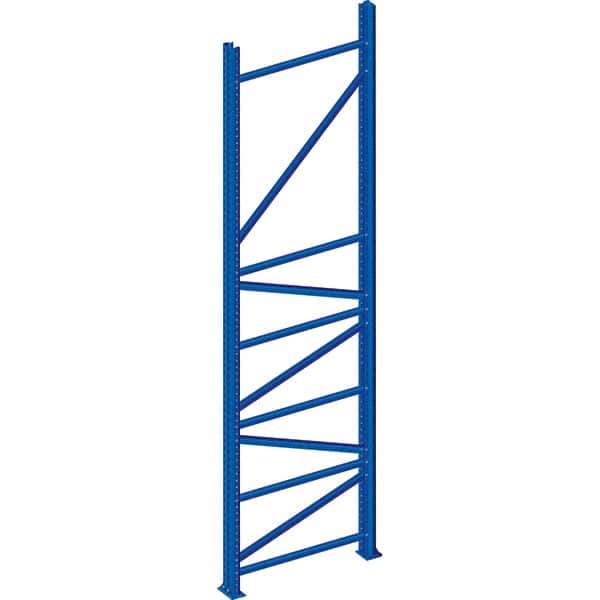 Interlake Mecalux - 20,867 Lb Capacity Heavy-Duty Framing Upright - 240" High x 42" Deep, Blue - USA Tool & Supply