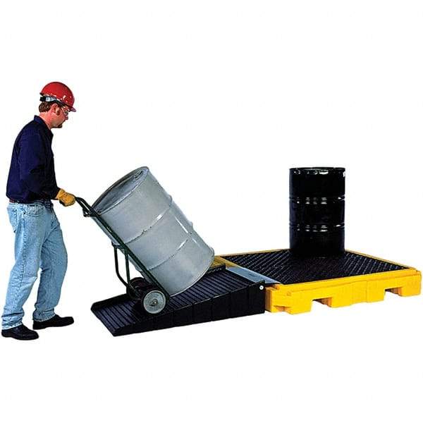 UltraTech - Ramps for Spill Containment Height (Inch): 8-51/64 Length (Inch): 55-1/2 - USA Tool & Supply