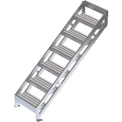 TRI-ARC - Rolling & Wall Mounted Ladders & Platforms Type: Ladder Style: Stair Unit - USA Tool & Supply