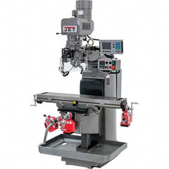 Jet - 42 x 9" 230V Electronic Variable Speed Control 3 Phase Knee Milling Machine - USA Tool & Supply