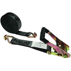 US Cargo Control - Slings & Tiedowns (Load-Rated) Type: Ratchet Tie Down Width (Inch): 2 - USA Tool & Supply