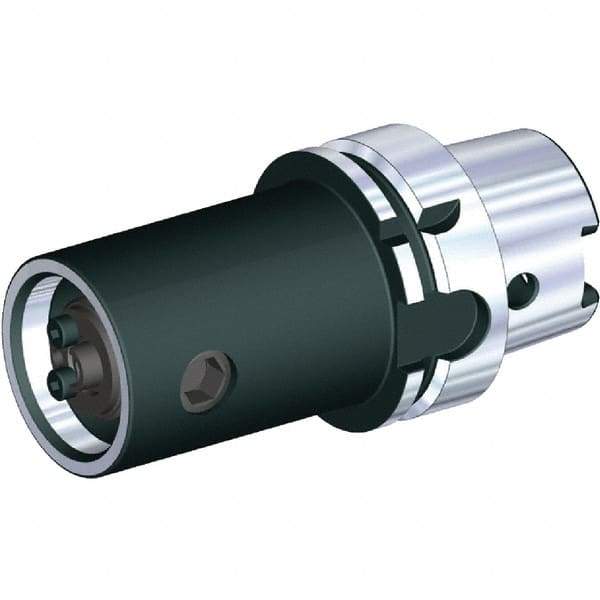 Kennametal - KM80 System Size, Modular Tool Holding System Adapter - 130mm Projection, 80mm Body Diam, 192.9mm OAL, Through Coolant - Exact Industrial Supply