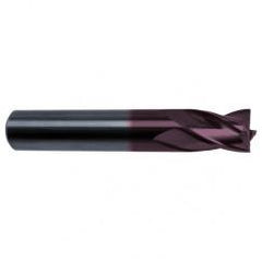 15/64 Dia. x 2-1/2 Overall Length 4-Flute Square End Solid Carbide SE End Mill-Round Shank-Center Cut-Firex - USA Tool & Supply
