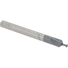Accupro - 1/16° 1/16" Cut Diam, 0.031" Cut Width, 1/8" Shank, Solid Carbide Double-Angle Cutter - USA Tool & Supply