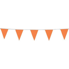 PRO-SAFE - Pennants Color: Orange Overall Length (Feet): 60.00 - USA Tool & Supply