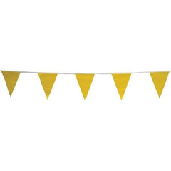 PRO-SAFE - Pennants Color: Yellow Overall Length (Feet): 60.00 - USA Tool & Supply
