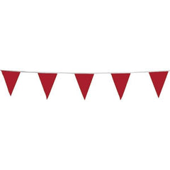 PRO-SAFE - Pennants Color: Red Overall Length (Feet): 100.00 - USA Tool & Supply