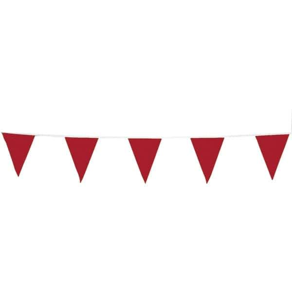 PRO-SAFE - Pennants Color: Red Overall Length (Feet): 105.00 - USA Tool & Supply