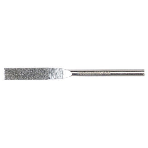 0.157″ × 0.040″ Electroplated Diamond File Flat 100 Grit 5/8″ Diamond - USA Tool & Supply