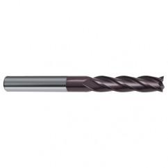 1 Dia. x 6 Overall Length 6-Flute Square End Solid Carbide SE End Mill-Round Shank-Center Cut-Firex - USA Tool & Supply