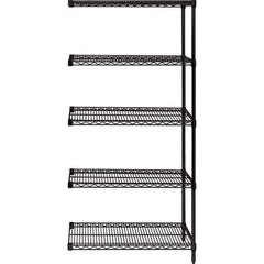 Quantum Storage - 36" Wide, 74 High, Open Shelving Accessory/Component - Use with #1630 Built-In Combination Lock - USA Tool & Supply