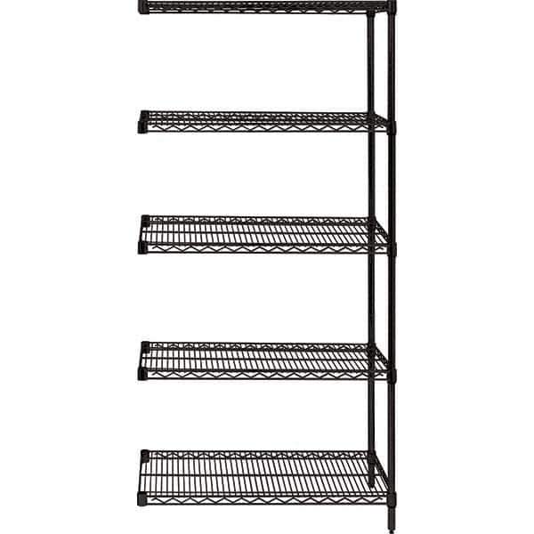 Quantum Storage - 60" Wide, 74 High, Open Shelving Accessory/Component - Use with #1630 Built-In Combination Lock - USA Tool & Supply