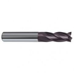 5/16 Dia. x 3 Overall Length 4-Flute Square End Solid Carbide SE End Mill-Round Shank-Center Cut-Firex - USA Tool & Supply