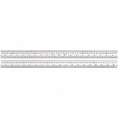 Starrett - Steel Rules Length (Inch): 19-1/2 Graduation Style: Zero-Centered - USA Tool & Supply