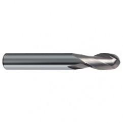 1/16" Dia. - 1-1/2" OAL - 30 Helix Bright CBD Ball Nose EM - 2 FL - USA Tool & Supply