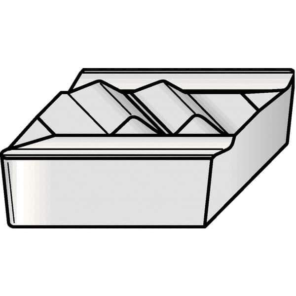 Kennametal - NPR5M05, KCP25B Grade Carbide Profiling Insert - TiOCN Finish, 55° Incl Angle, Diamond, 1/8" Thick, 0.5mm Corner Radius - USA Tool & Supply