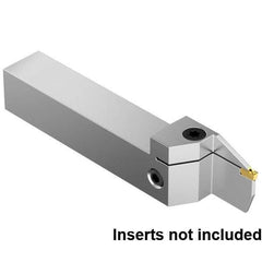 Kennametal - External Thread, 16mm Max Cut of Depth, 2mm Min Groove Width, 5" OAL, Right Hand Indexable Grooving Cutoff Toolholder - 3/4" Shank Height x 3/4" Shank Width, EG0200M02P02 Insert Style, EVSM Toolholder Style, Series EVSM - USA Tool & Supply