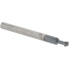 Accupro - 1/8° 1/8" Cut Diam, 0.062" Cut Width, 1/8" Shank, Solid Carbide Double-Angle Cutter - USA Tool & Supply
