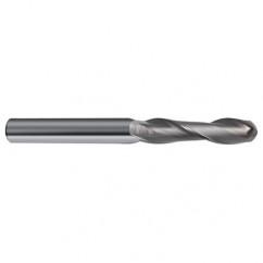 5/8" Dia. - 5 OAL - 30 Helix Bright CBD Ball Nose EM - 2 FL - USA Tool & Supply