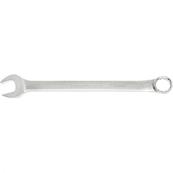 GearWrench - 70mm 12 Point Combination Wrench - 15° Offset Angle, 31.89" OAL, Steel, Satin Finish - USA Tool & Supply