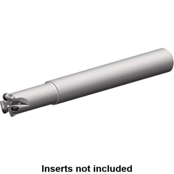 Kennametal - 19.76mm Cutting Diam, 1-1/4" Shank Diam, 1-1/4" Max Depth of Cut, Straight Shank Indexable Copy End Mill - 3 Inserts, RP.. 1204M0.. Insert, 7713 Toolholder, Steel, Through Coolant - USA Tool & Supply