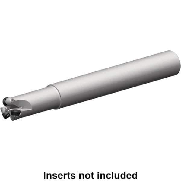 Kennametal - 10mm Cutting Diam, 32mm Shank Diam, 1.2598" Max Depth of Cut, Straight Shank Indexable Copy End Mill - 4 Inserts, RP.. 10T3M0.. Insert, 7713 Toolholder, Steel, Through Coolant - USA Tool & Supply