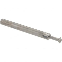 Accupro - ° 3mm Cut Diam, 0.059" Cut Width, 1/8" Shank, Solid Carbide Double-Angle Cutter - USA Tool & Supply