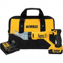 DeWALT - 2,500 SPM, 20 Volt, Pistol Grip Handle, Handheld Cordless Shear - 5/8" Cutting Capacity - USA Tool & Supply