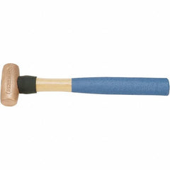 American Hammer - 1-1/2 Lb Nonsparking Copper Hammer - Exact Industrial Supply