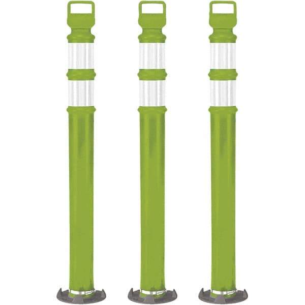 PRO-SAFE - Traffic Barrels, Delineators & Posts Type: Delineator Post Material: Polyethylene - USA Tool & Supply