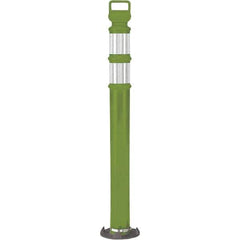 PRO-SAFE - Traffic Barrels, Delineators & Posts Type: Delineator Post Material: Polyethylene - USA Tool & Supply