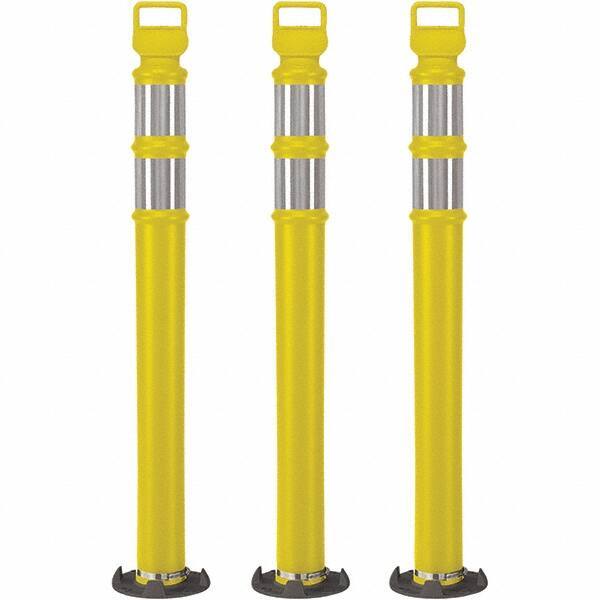 PRO-SAFE - Traffic Barrels, Delineators & Posts Type: Delineator Post Material: Polyethylene - USA Tool & Supply