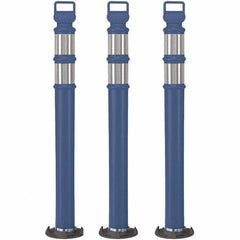 PRO-SAFE - Traffic Barrels, Delineators & Posts Type: Delineator Post Material: Polyethylene - USA Tool & Supply