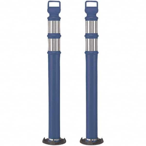 PRO-SAFE - 2 4-Piece Kits 45" High x 6" Wide, Reflective Delineator Post - USA Tool & Supply