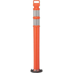 PRO-SAFE - Traffic Barrels, Delineators & Posts Type: Delineator Post Material: Polyethylene - USA Tool & Supply