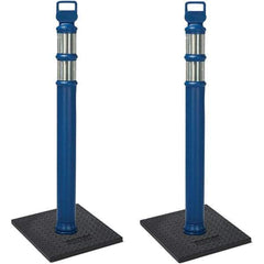 PRO-SAFE - Traffic Barrels, Delineators & Posts Type: Delineator Post Material: Polyethylene - USA Tool & Supply