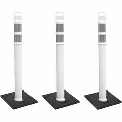 PRO-SAFE - Traffic Barrels, Delineators & Posts Type: Delineator Post Material: Polyethylene - USA Tool & Supply