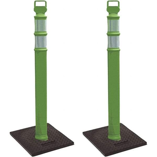 PRO-SAFE - Traffic Barrels, Delineators & Posts Type: Delineator Post Material: Polyethylene - USA Tool & Supply