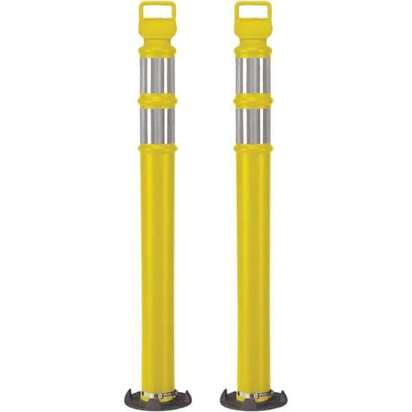 PRO-SAFE - Traffic Barrels, Delineators & Posts Type: Delineator Post Material: Polyethylene - USA Tool & Supply