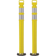 PRO-SAFE - Traffic Barrels, Delineators & Posts Type: Delineator Post Material: Polyethylene - USA Tool & Supply