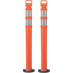 PRO-SAFE - Traffic Barrels, Delineators & Posts Type: Delineator Post Material: Polyethylene - USA Tool & Supply