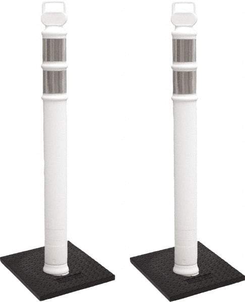 PRO-SAFE - Traffic Barrels, Delineators & Posts Type: Delineator Post Material: Polyethylene - USA Tool & Supply