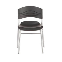 Stacking Chairs; Type: Stack Chair; Chair Type: Stack Chair; Seating Area Material: Blow-Molded High-Density Polyethylene; Color: Graphite/Silver; Frame Color: Graphite; Seat Color: Graphite/Silver; Frame Color: Graphite; Width (Inch): 21 in; 21; Overall